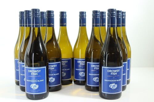 (12) 2017 Drowsy Fish Crown Range Cellar Sauvignon Blanc, Nelson