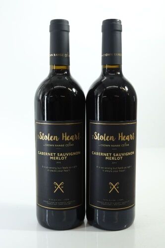 (2) 2014 Crown Range Cellar 'The Stolen Heart' Cabernet Sauvignon - Merlot, Hawke's Bay, Gimblett Gravels