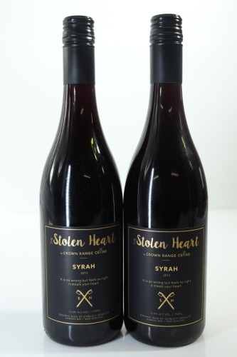 (2) 2013 Crown Range Cellar 'The Stolen Heart' Syrah, Hawke's Bay, Gimblett Gravels