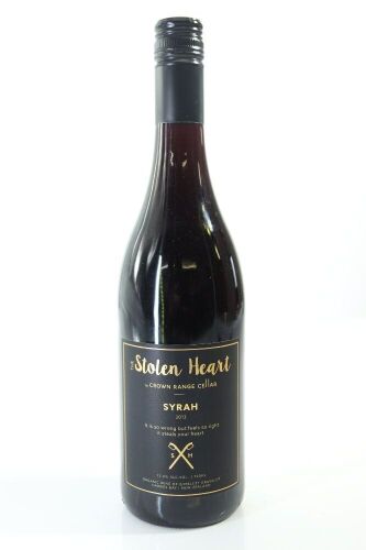 (1) 2013 Crown Range Cellar 'The Stolen Heart' Syrah, Hawke's Bay, Gimblett Gravels
