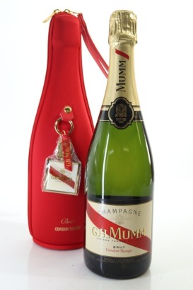 (1) NV G.H. Mumm Cordon Rouge Brut in Branded Insulated Travel Cooler, Champagne, Circa. 2010 (GB)