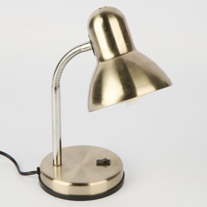 A Brushed Metal Vintage Style Desk Lamp
