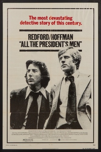 An All The Presidents Men Framed Movie Poster