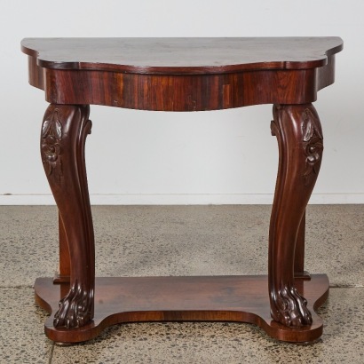 A Victorian Rosewood Console Table