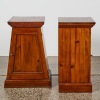 A Pair of Architectural Bedside Cabinets