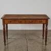 A Rustic Antique Console Table with Drawers