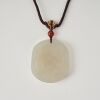 A Chinese White Jade 'Dragon' Pendant