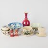 A Group of Nine Small Porcelains