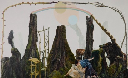 ANDREW MCLEOD Landscape with Rainbow