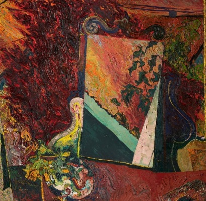PHILIP TRUSTTUM Flowers and Mirror