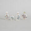 A Group of Four Chinese Glass Snuff Bottles