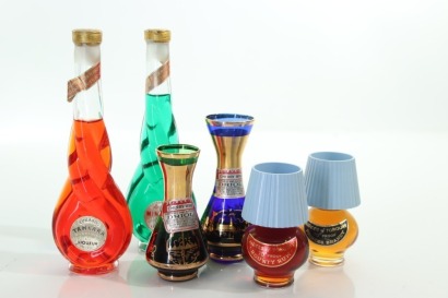 (1) Mixed Liquor Miniatures, 6 Bottles Sold as One Lot