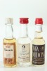 (1) Mixed Miniatures, 3 Bottles Sold as One Lot