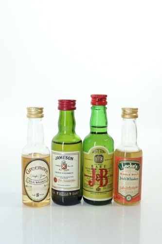 (1) Mixed Irish Whisky Miniatures, 4 Bottles Sold as One Lot