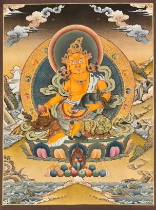 A Chinese Thangka Painting