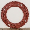 An Overpainted Circular Frame