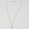 A 925 Silver Chain with Inset Stone