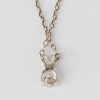 A 925 Silver Chain with Inset Stone - 2