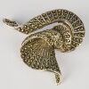 A Mid-Cenutry Silver and Marcasite Ribbon Brooch