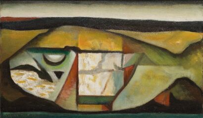 CHARLES TOLE Landscape with Fish