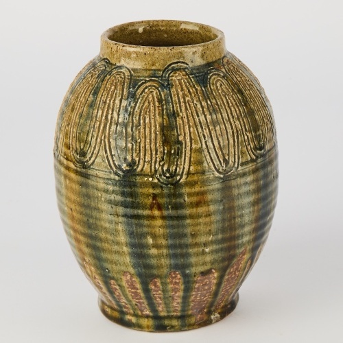 An Anna Gandy Salt-Glazed Vase