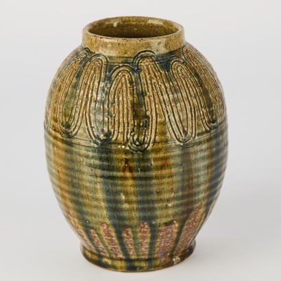 An Anna Gandy Salt-Glazed Vase