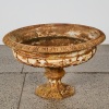 A Victorian Large Cast Iron Garden Urn