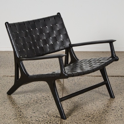 A hollywood Lounge Chair in the Style of Olivier de Schrijver
