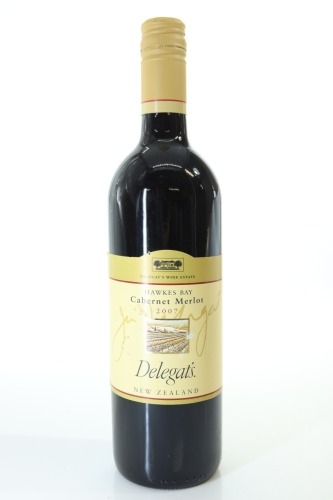 (1) 2007 Delegat's Cabernet - Merlot, Hawke's Bay