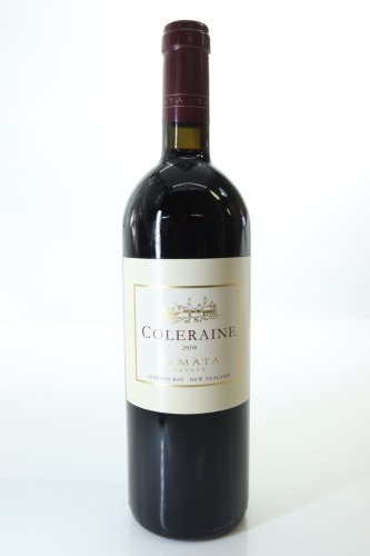 (1) 2008 Te Mata Estate Coleraine, Hawke's Bay