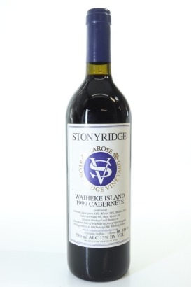 (1) 1999 Stonyridge Vineyard Larose, Waiheke Island