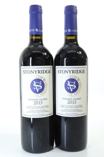 (2) 2013 Stonyridge Vineyard Larose, Waiheke Island