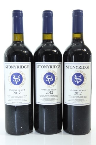 (3) 2012 Stonyridge Vineyard Larose, Waiheke Island