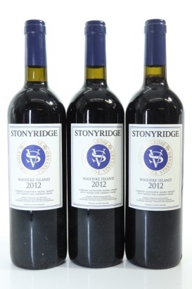 (3) 2012 Stonyridge Vineyard Larose, Waiheke Island