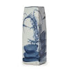 A Chinese Blue and White Rectangular Vase (Da Ming Xuande Nian Zhi Mark) (repaird)