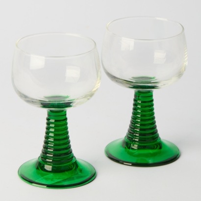 A Pair of Luminarc Beehive Glasses