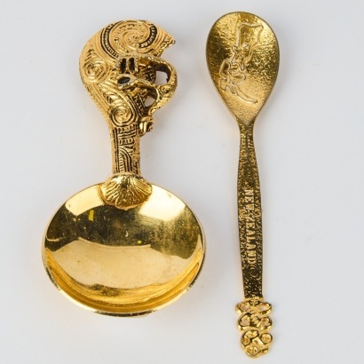 Two Kiwiana Souvinir Tea Spoons