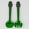 A Pair of Plastic NZ Tiki Salad Servers