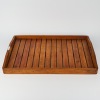 A Large Wooden Dovetailed Serving Tray