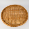 A Large Mid-Century Handwoven Bamboo Gathering Basket