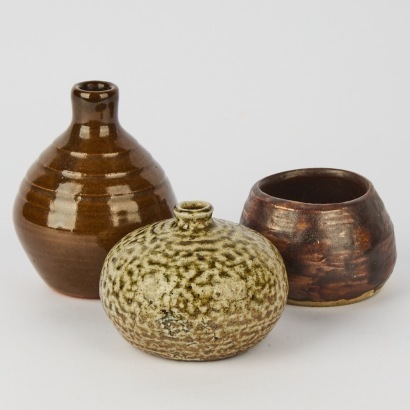A Trio of Nicholas Brandon Small Vases