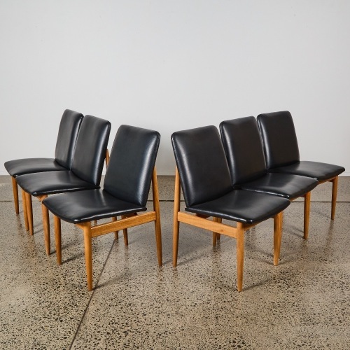 A Set of Six Parker Ballarat Teak Dining Chairs