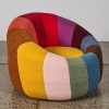A Rainbow Upholstered Armchair