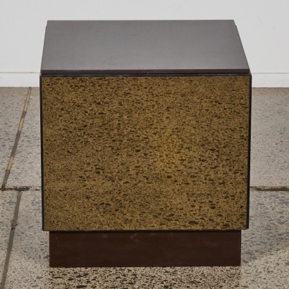 A Mid-Century Style Mirrored Storage Box