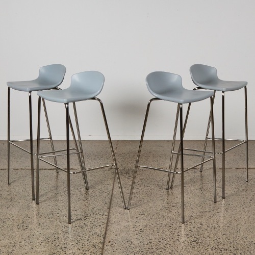 A Set of Four Gaber Gulliver Stools Designed by Eurolinea