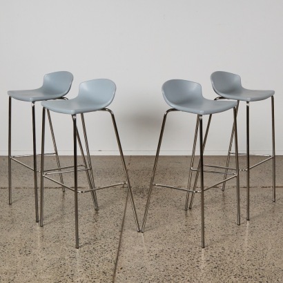A Set of Four Gaber Gulliver Stools Designed by Eurolinea