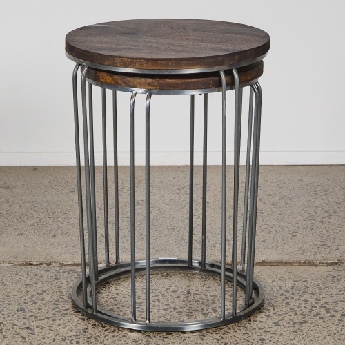 A Pair of Le Forge Side Tables
