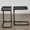 A Pair of Minimal Metal Side Tables
