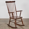 A Windsor Style Spindle-Back Rocking Chair