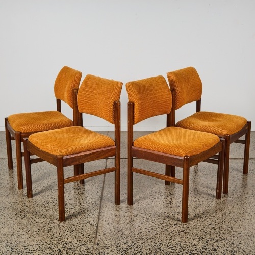 A Set of Four Parker Furniture Dining Chairs